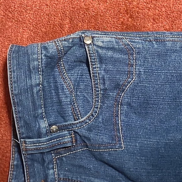 Y2K ANTIK TWISTED SEAM WIDE LEG JEANS - Picture 5 of 15